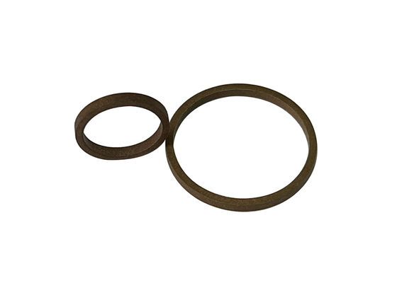 Anillo de guía de PTFE moldeado a medida con baja fricción para guía de barra sinterizadora
