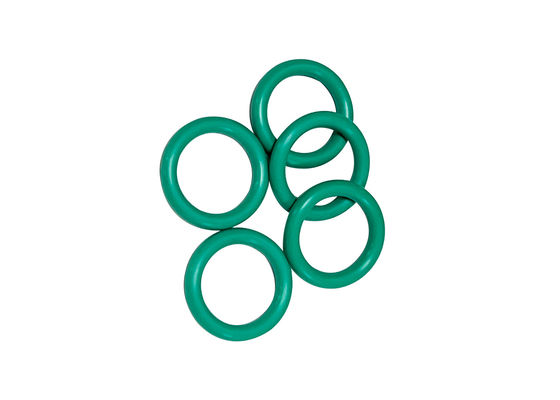 Anillo de guía verde para prensadora automática probado por máquina visual