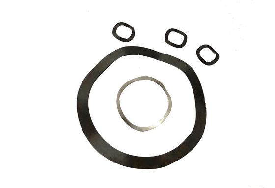 E negra - amortiguador de choque de capa del coche de Ring Gasket Curve Shape For del metal